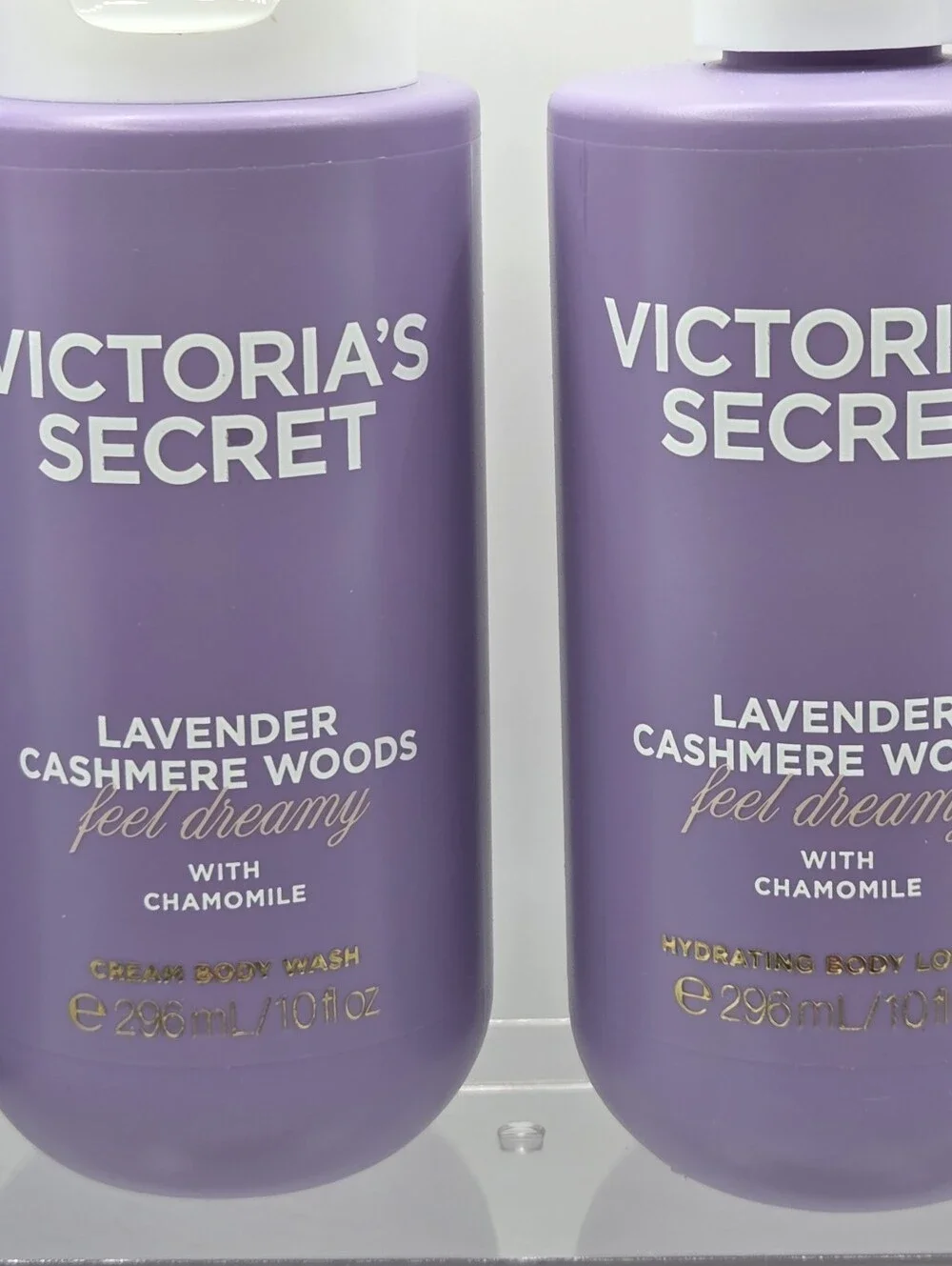 Victoria's Secret Lavender Cashmere Woods Body Care Set